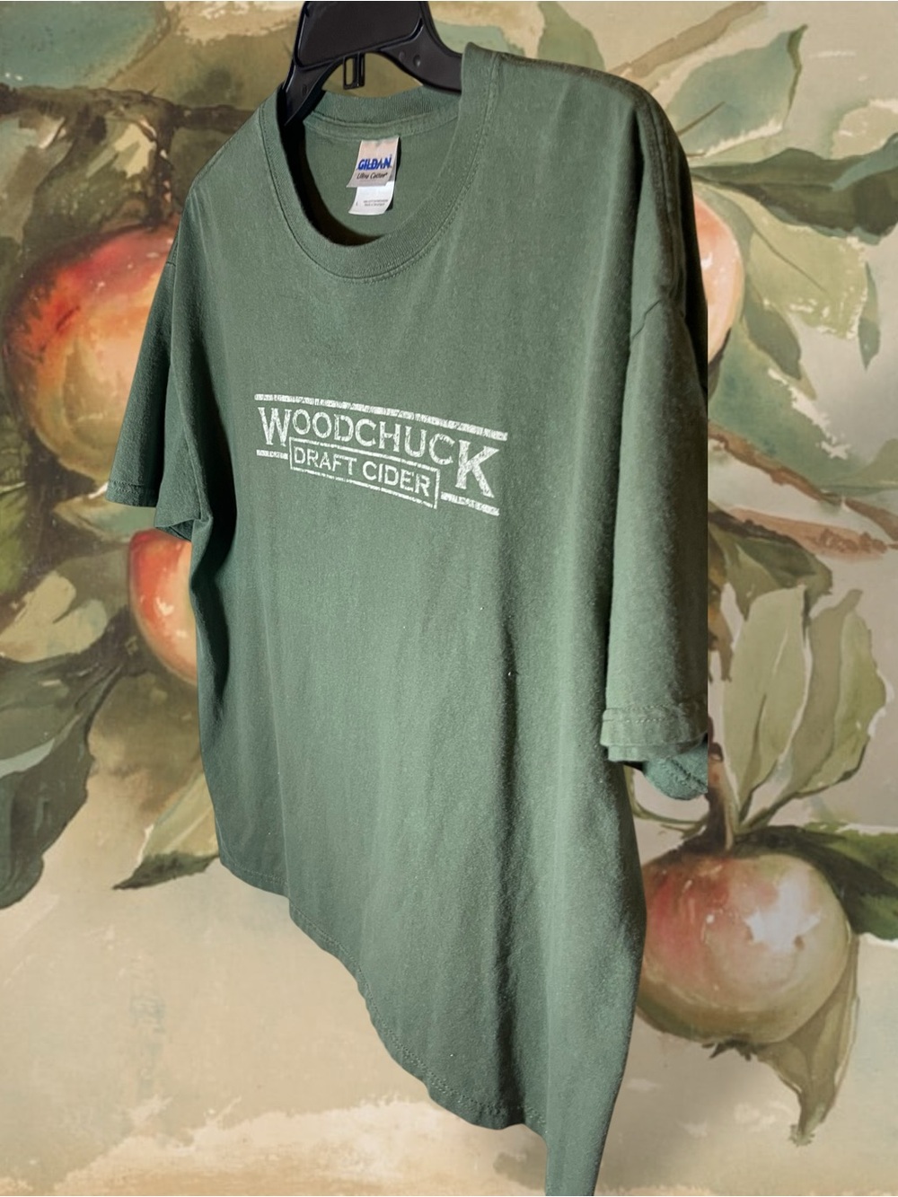 Woodchuck Draft Cider Logo T-Shirt - Green - Men's Large - Picture 2 of 8
